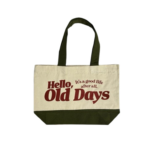 IT'S A GOOD LIFE 2 TONE TOTE BAG