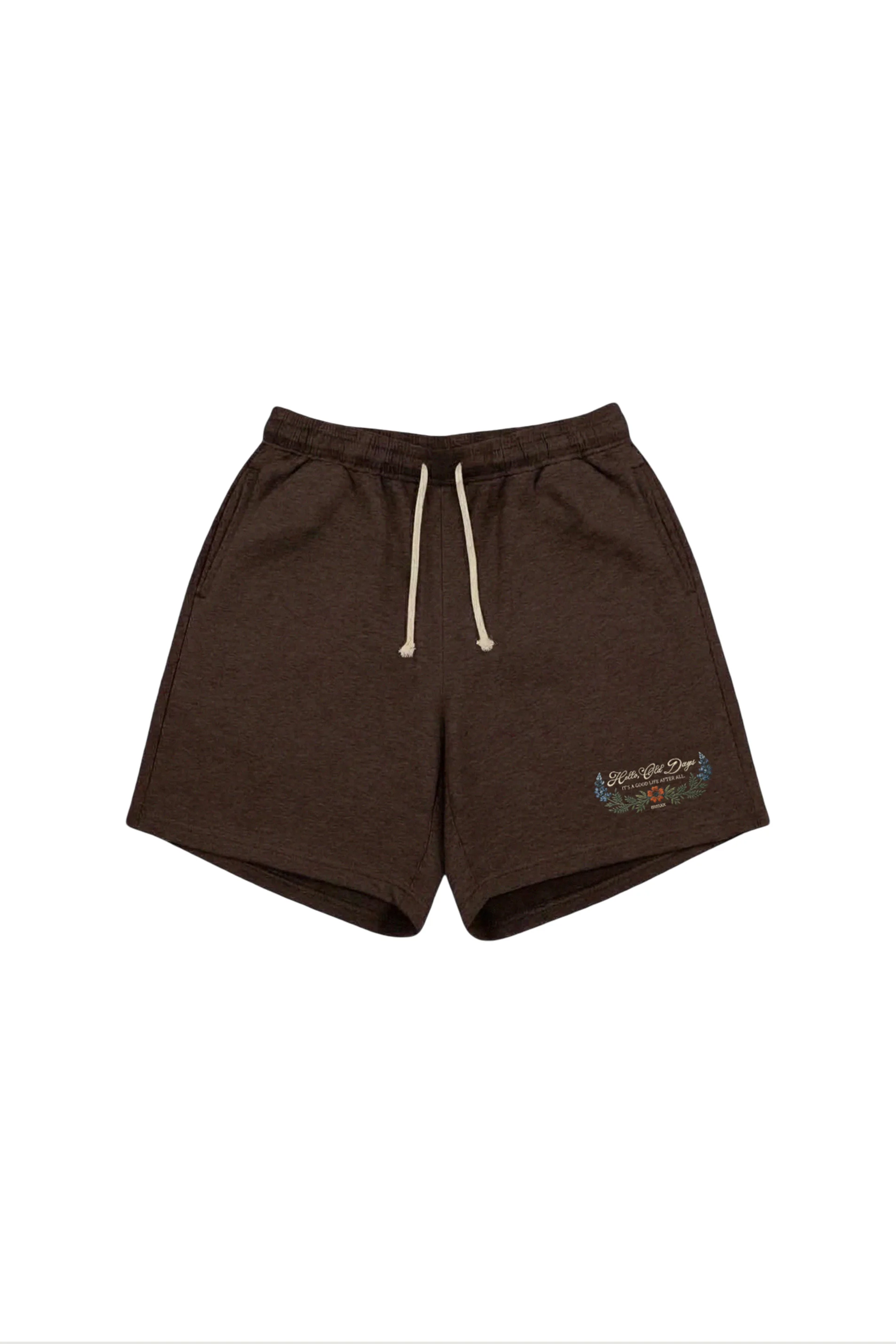 Botanical Sweatshorts Brown