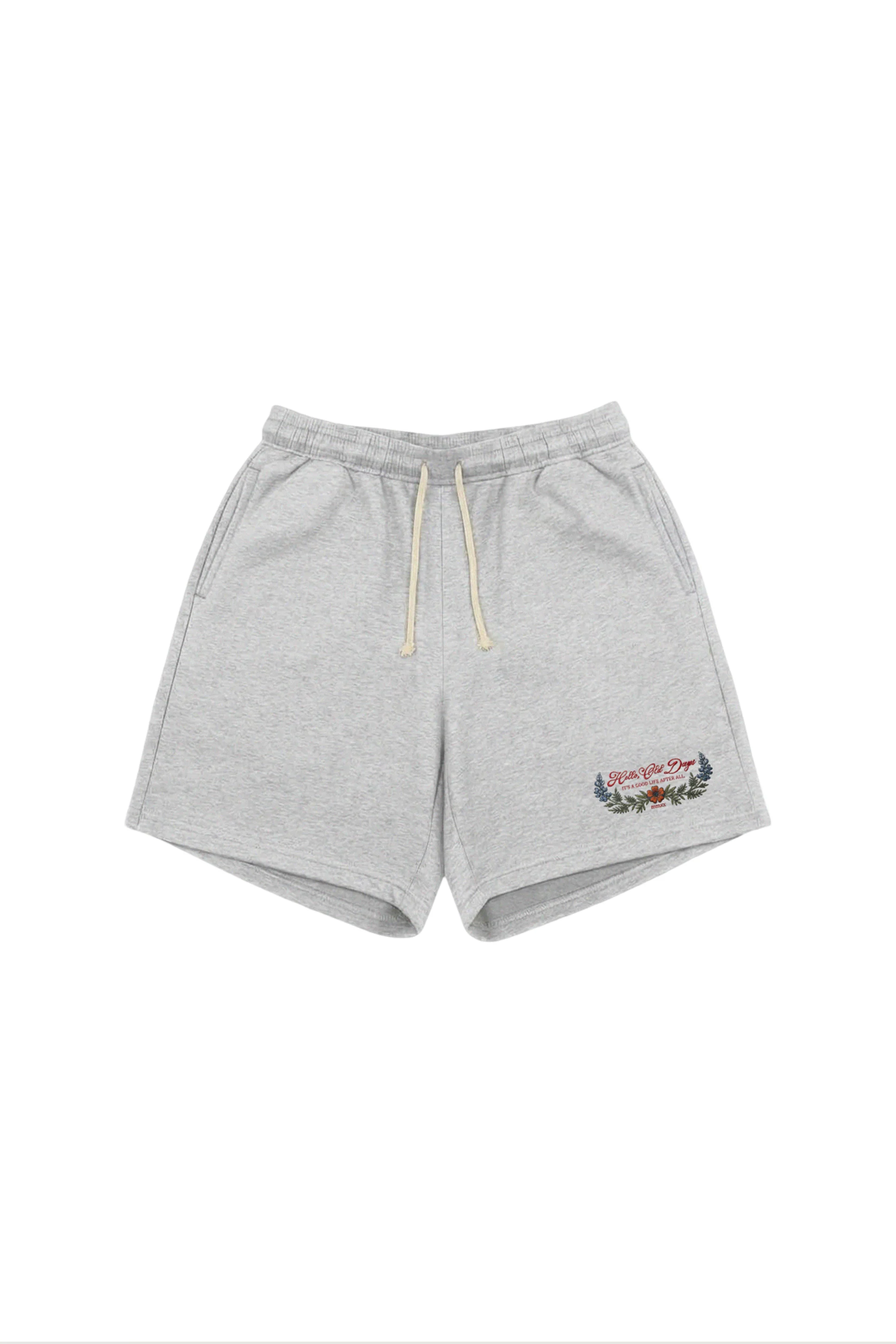 Botanical Sweatshorts Heather Gray
