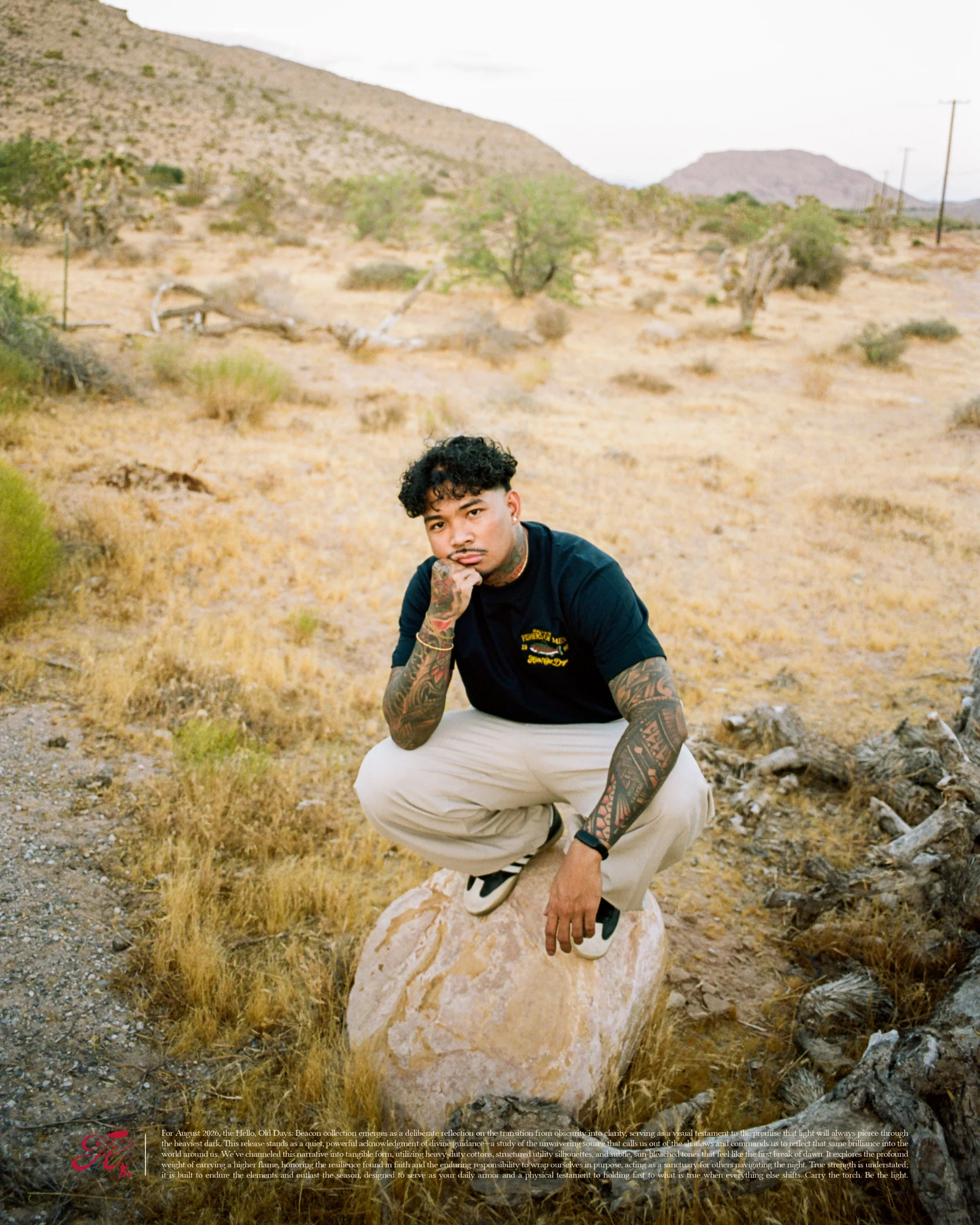Fournineteen Fisherman's Essential Tee (Midnight Blue)